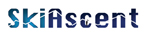 SkiAscent Logo with man 640x170